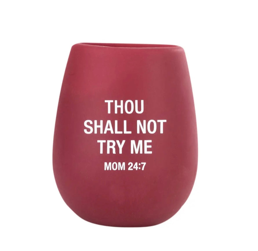 Silicone Wine Cup: Mom 24/7