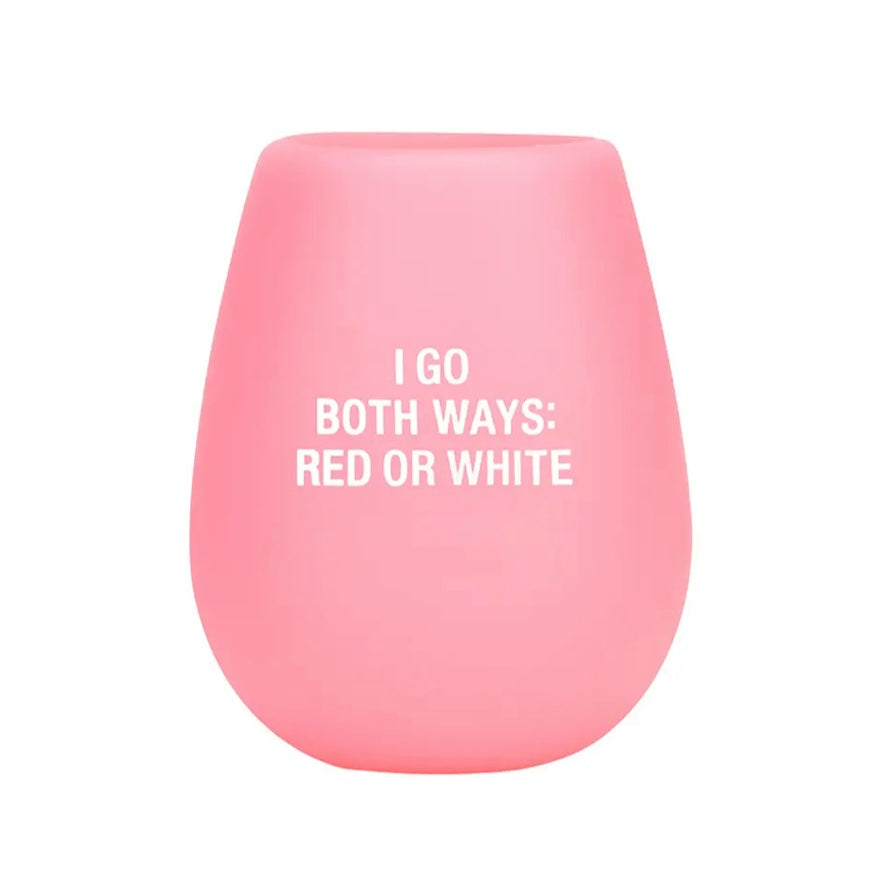 Silicone Wine Cup: I Go Both Ways